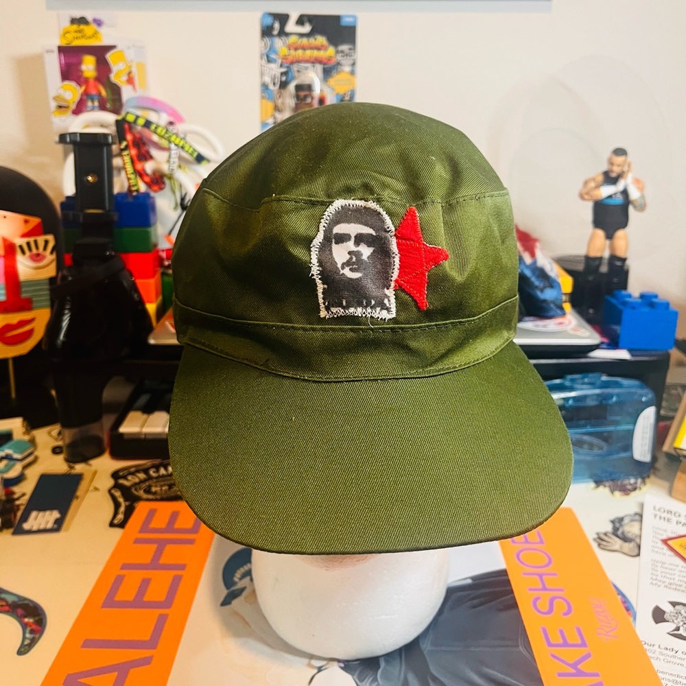 Handmade Vintage 80s 90s Che Guevara Hat Cap beret rare